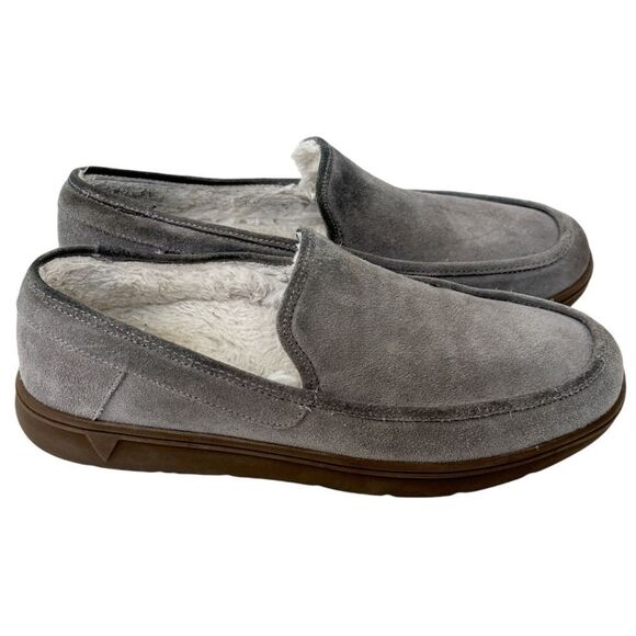 Vionic Gustavo Suede Slipper Loafer Gray Charcoal Size 8.5 - Picture 2 of 7